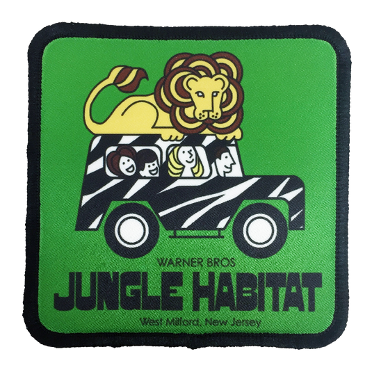 Jungle Habitat Iron-On Patch - UNMASKED Horror & Punk Patches and Decor