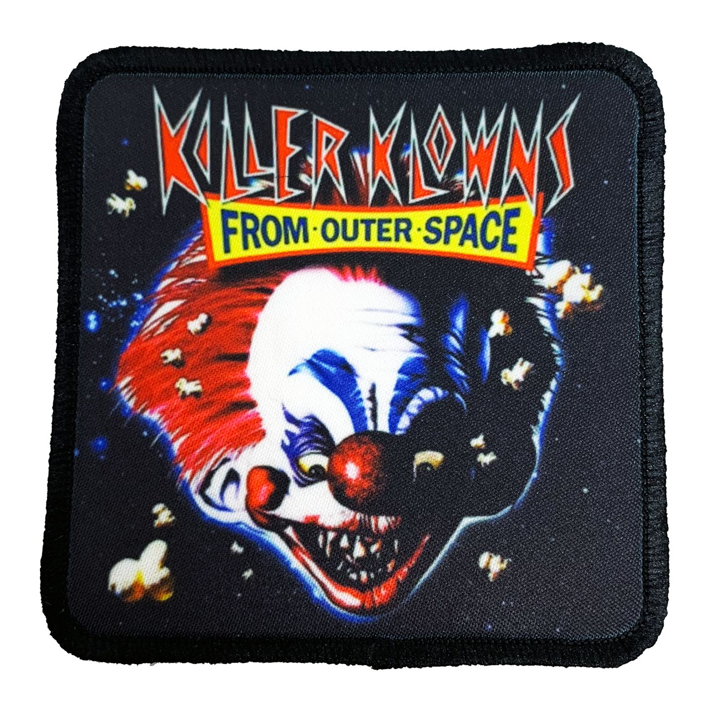 Killer Klowns Iron-On Patch - UNMASKED Horror & Punk Patches and Decor