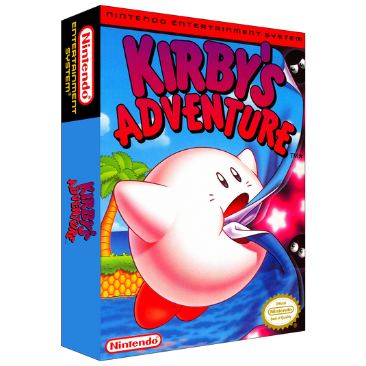 Kirby's Adventure Oversized NES Plaque