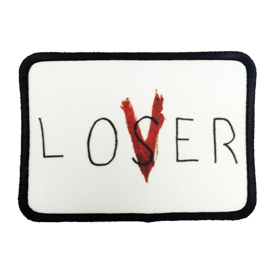It Movie Loser Lover Iron-On Patch - UNMASKED Horror & Punk Patches and Decor