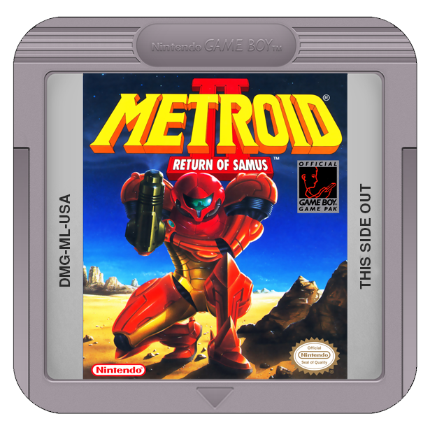 Metroid II: Return of Samus Game Boy Drink Coaster