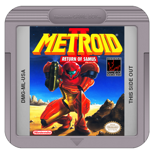 Metroid II: Return of Samus Game Boy Drink Coaster