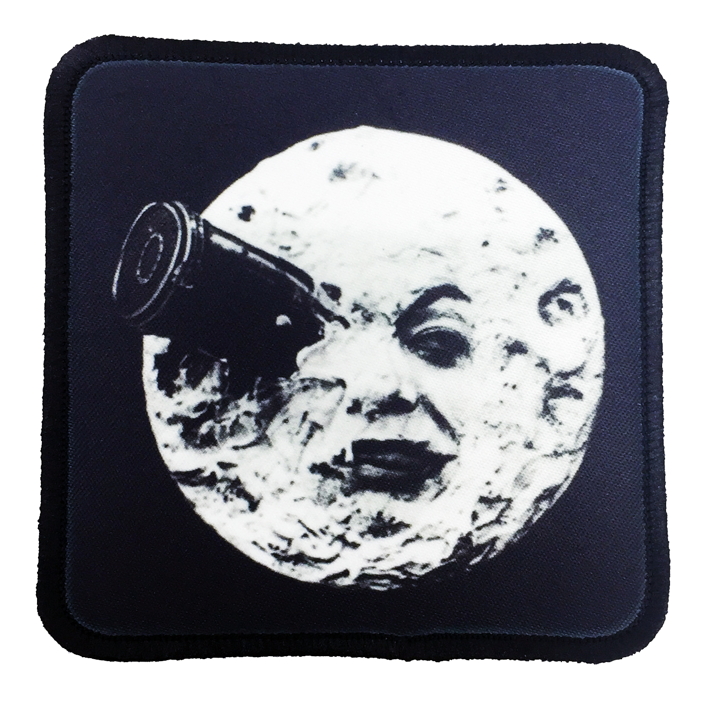 A Trip to the Moon Iron-On Patch - UNMASKED Horror & Punk Patches and Decor