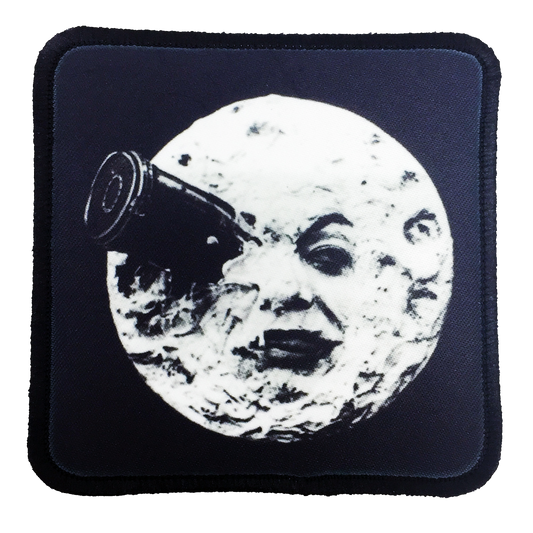 A Trip to the Moon Iron-On Patch - UNMASKED Horror & Punk Patches and Decor