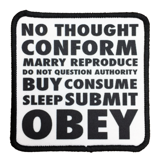They Live Obey Iron-On Patch