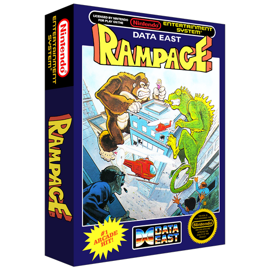 Rampage Oversized NES Plaque