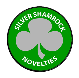 Silver Shamrock Phone Grip