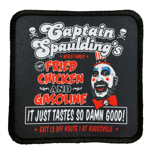 Captain Spaulding Iron-On Patch - UNMASKED Horror & Punk Patches and Decor