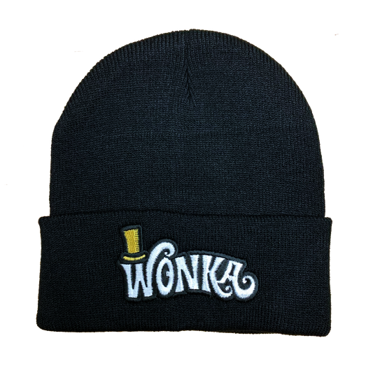 Wonka Embroidered Beanie - UNMASKED Horror & Punk Patches and Decor